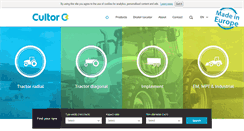 Desktop Screenshot of cultor-tyres.com